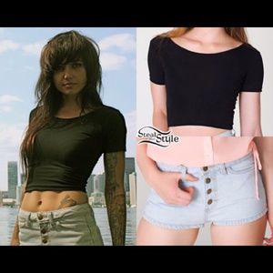 American Apparel Button Fly Shorts size 25